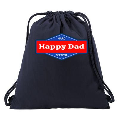 Happy Dad Hard Seltzer Drawstring Bag