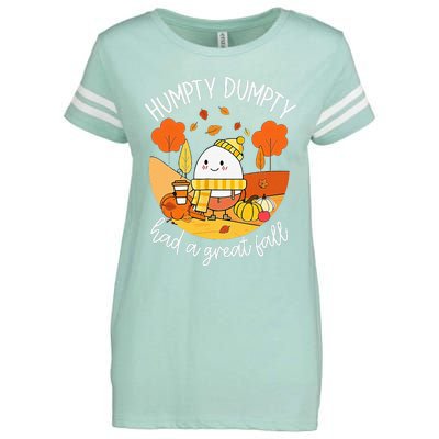 Humpty Dumpty had a great fall Enza Ladies Jersey Football T-Shirt