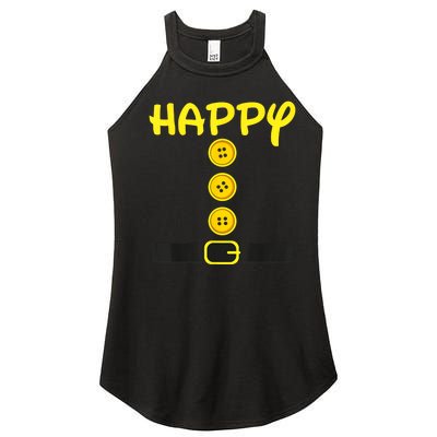 Happy Dwarf Halloween Costume Color Family Matching Dwarf Women’s Perfect Tri Rocker Tank