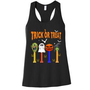 Halloween Dispensers Women's Racerback Tank