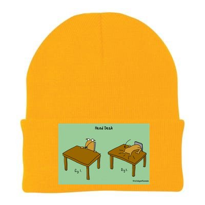 Head Desk Knit Cap Winter Beanie