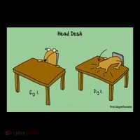 Head Desk Button
