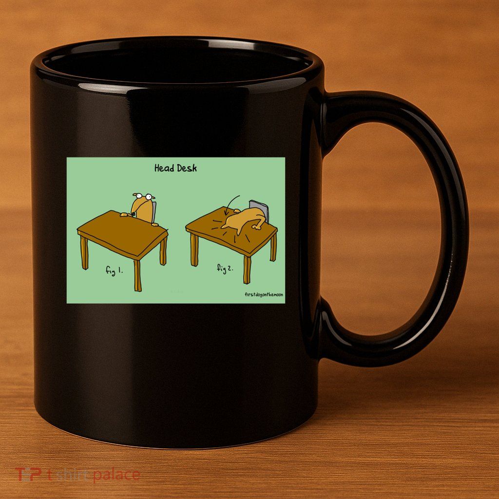 Head Desk 11oz C Handle Ceramic Mug