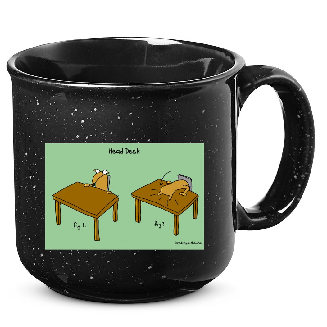 Head Desk 15oz Campfire Ceramic Mug