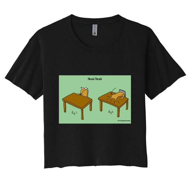 Head Desk Crop Top
