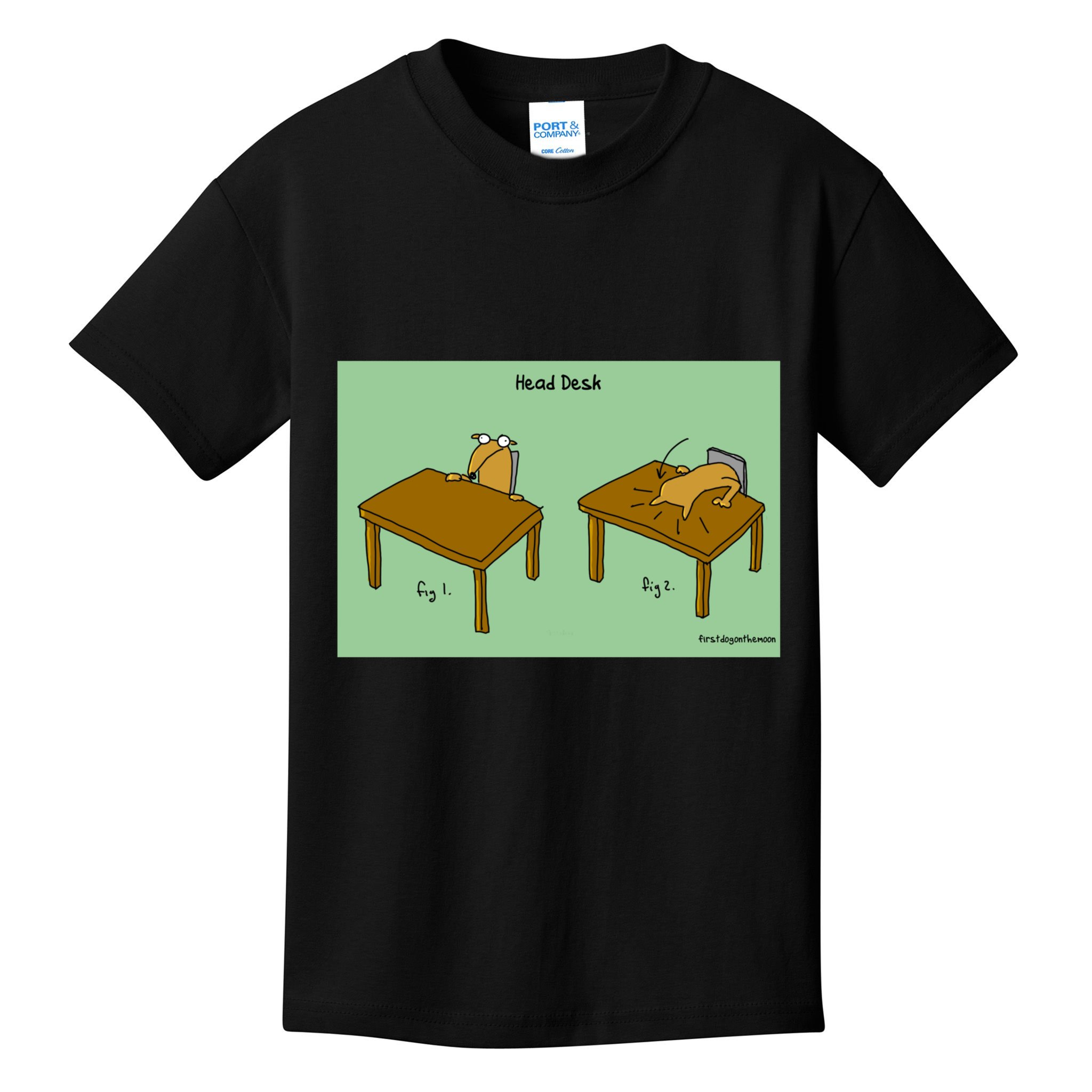 Head Desk Kids T-Shirt