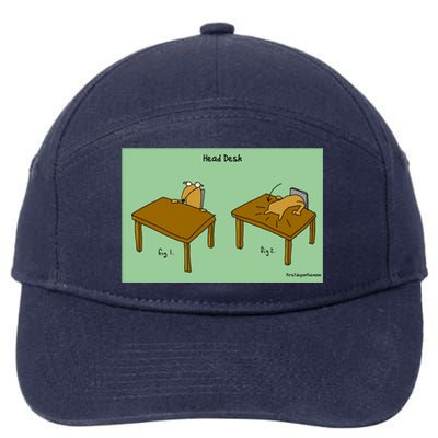 Head Desk 7-Panel Snapback Hat