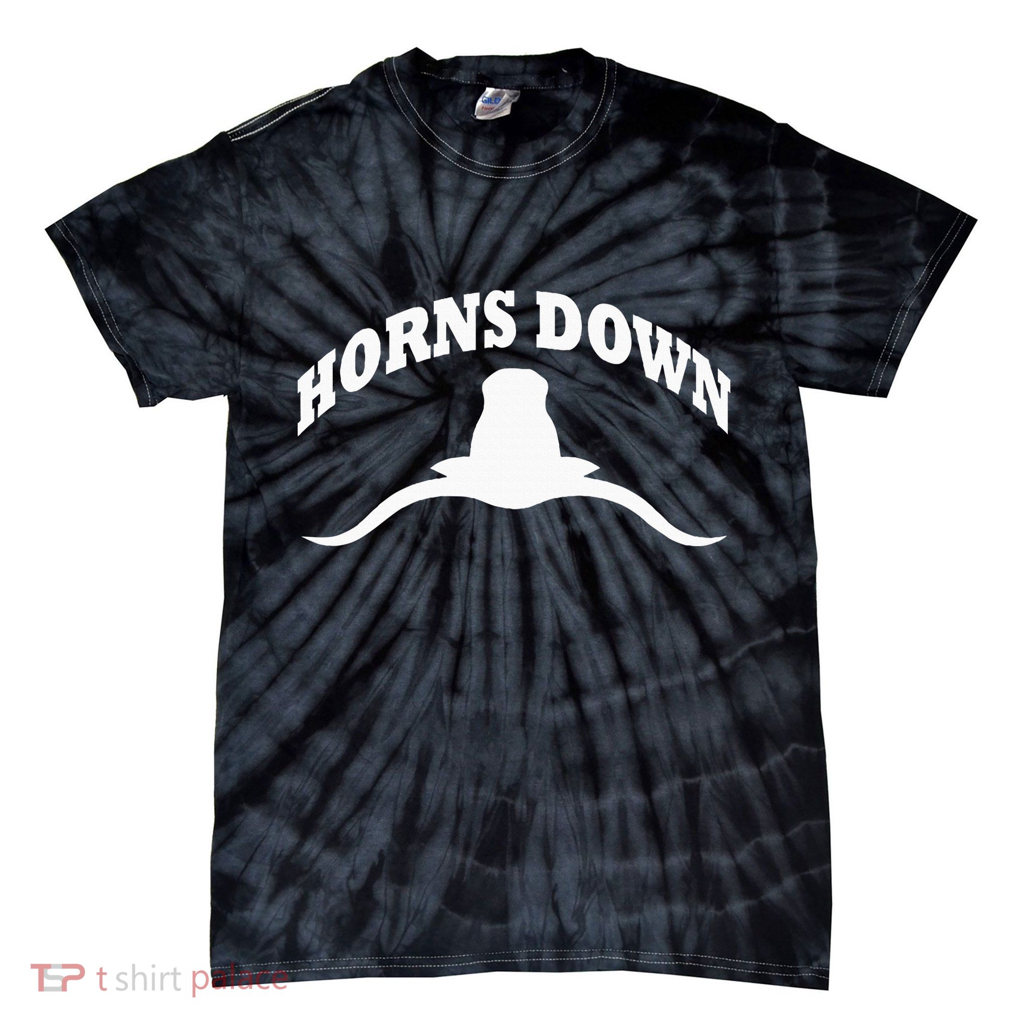 Horns Down Horns Down Texas Tuck Fexas Tie-Dye T-Shirt