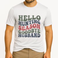 Hello Deer Hunting Season Goodbye Husband Funny Deer Hunting Cooling Performance Crew T-Shirt