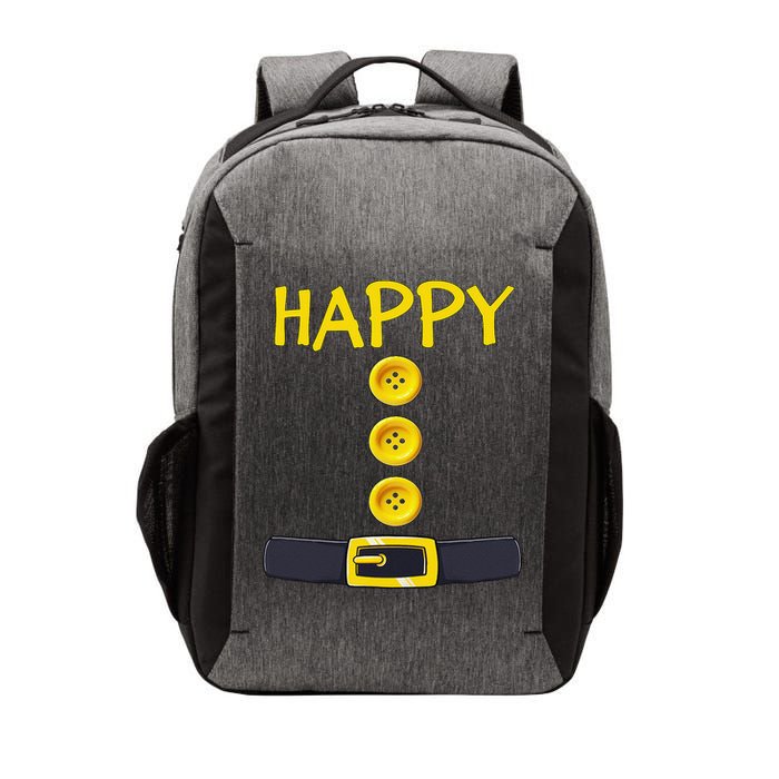 Happy Dwarf Halloween Costume Color Matching Happy Dwarf Vector Backpack