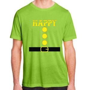 Happy Dwarf Halloween Matching Family Costume Color Happy Adult ChromaSoft Performance T-Shirt