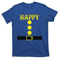 Happy Dwarf Halloween Matching Family Costume Color Happy T-Shirt