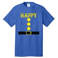 Happy Dwarf Halloween Matching Family Costume Color Happy Tall T-Shirt