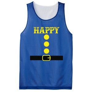 Happy Dwarf Halloween Matching Family Costume Color Happy Mesh Reversible Basketball Jersey Tank