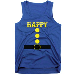 Happy Dwarf Halloween Matching Family Costume Color Happy Tank Top