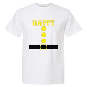 Happy Dwarf Halloween Matching Family Costume Color Happy Garment-Dyed Heavyweight T-Shirt