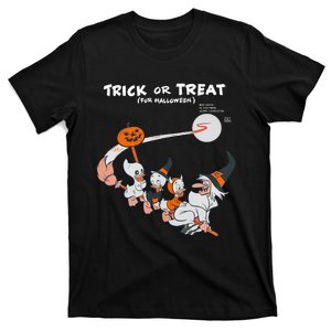 Halloween Ducks Huey Dewey And Louie Trick Or Treat T-Shirt