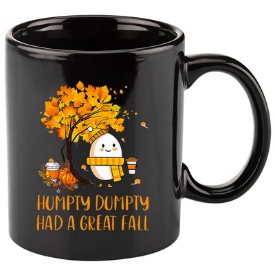 H.U.M.P.T.Y D.U.M.P.T.Y Had A Great Fall Thanksgiving Autumn 11oz C Handle Ceramic Mug