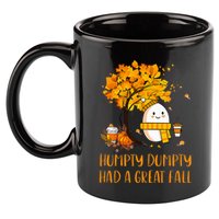 H.U.M.P.T.Y D.U.M.P.T.Y Had A Great Fall Thanksgiving Autumn 11oz C Handle Ceramic Mug