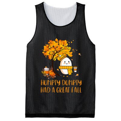 H.U.M.P.T.Y D.U.M.P.T.Y Had A Great Fall Thanksgiving Autumn Mesh Reversible Basketball Jersey Tank