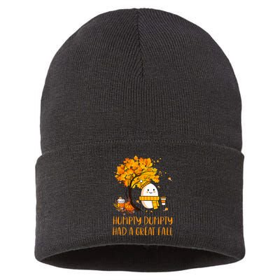 H.U.M.P.T.Y D.U.M.P.T.Y Had A Great Fall Thanksgiving Autumn Sustainable Knit Beanie