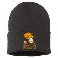 H.U.M.P.T.Y D.U.M.P.T.Y Had A Great Fall Thanksgiving Autumn Sustainable Knit Beanie