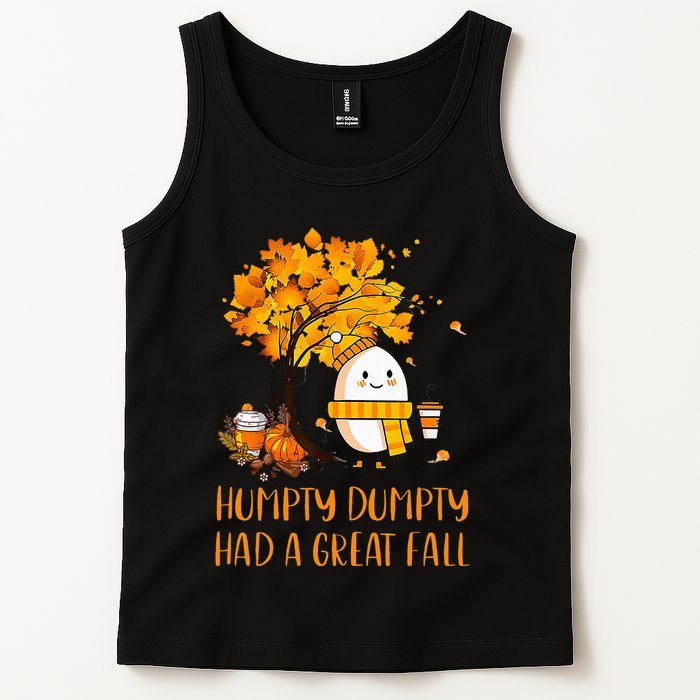 H.U.M.P.T.Y D.U.M.P.T.Y Had A Great Fall Thanksgiving Autumn Tank Top
