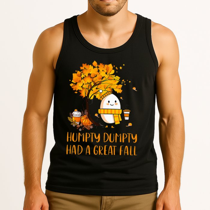 H.U.M.P.T.Y D.U.M.P.T.Y Had A Great Fall Thanksgiving Autumn Tank Top