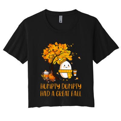 H.U.M.P.T.Y D.U.M.P.T.Y Had A Great Fall Thanksgiving Autumn Crop Top