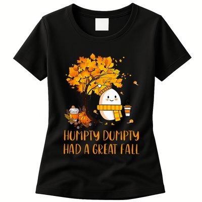 H.U.M.P.T.Y D.U.M.P.T.Y Had A Great Fall Thanksgiving Autumn Womens T-Shirt