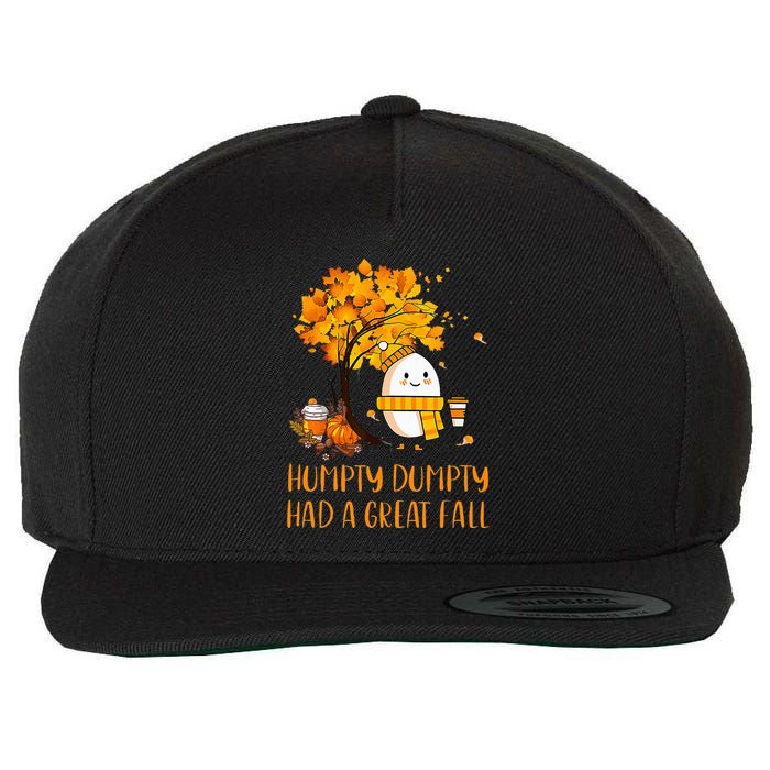 H.U.M.P.T.Y D.U.M.P.T.Y Had A Great Fall Thanksgiving Autumn Wool Snapback Cap