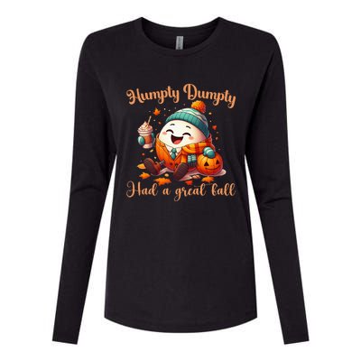 H.U.M.P.T.Y D.U.M.P.T.Y Had A Great Fall Autumn Womens Cotton Relaxed Long Sleeve T-Shirt