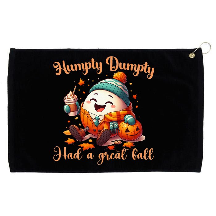 H.U.M.P.T.Y D.U.M.P.T.Y Had A Great Fall Autumn Grommeted Golf Towel