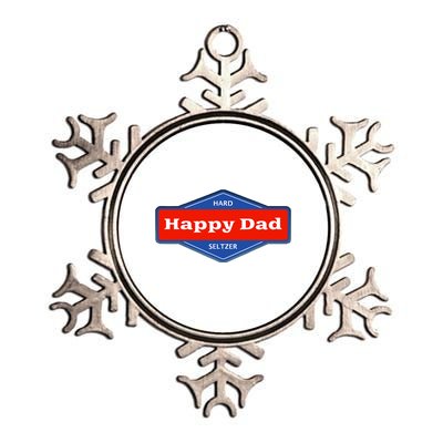 Happy Dad Hard Seltzer Clothing Nelk Metallic Star Ornament