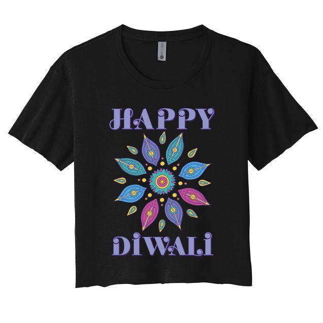 Happy Diwali Hindu Festival Crop Top