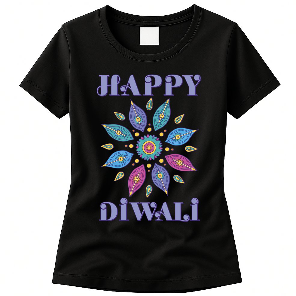 Happy Diwali Hindu Festival Womens T-Shirt