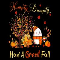 Humpty Dumpty Had A Great Fall Thanksgiving Autumn Halloween Sustainable Bucket Hat