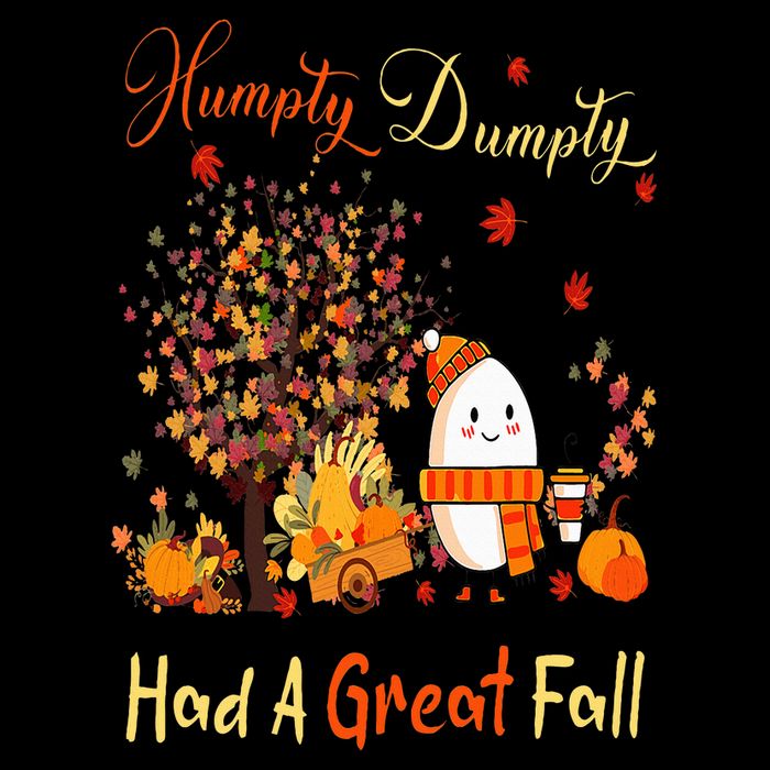 Humpty Dumpty Had A Great Fall Thanksgiving Autumn Halloween Sustainable Bucket Hat