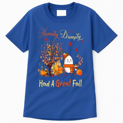 Humpty Dumpty Had A Great Fall Thanksgiving Autumn Halloween Tall T-Shirt