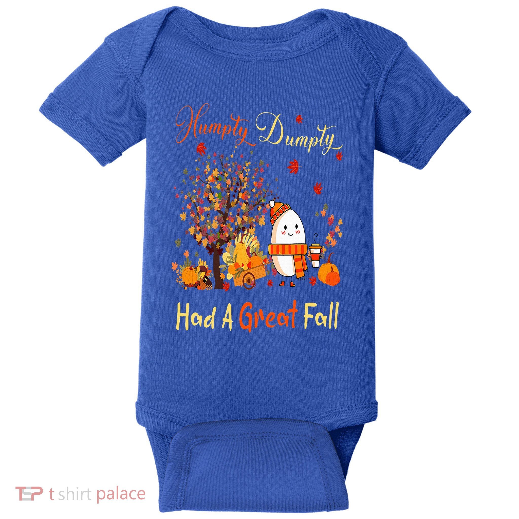 Humpty Dumpty Had A Great Fall Thanksgiving Autumn Halloween Baby Bodysuit