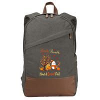 Humpty Dumpty Had A Great Fall Thanksgiving Autumn Halloween Cotton Canvas Backpack