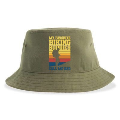 Hiking Dad Hiker Father's Day Gift Sustainable Bucket Hat