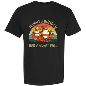 Humpty Dumpty Had A Great Fall Happy Fall Y'all Autumn Gifts Garment-Dyed Heavyweight T-Shirt