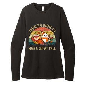 Humpty Dumpty Had A Great Fall Happy Fall Y'all Autumn Gifts Womens CVC Long Sleeve Shirt