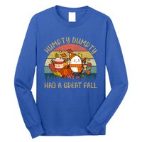 Humpty Dumpty Had A Great Fall Happy Fall Y'all Autumn Gifts Long Sleeve Shirt