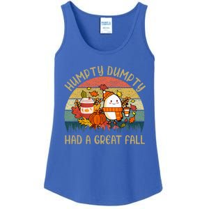 Humpty Dumpty Had A Great Fall Happy Fall Y'all Autumn Gifts Ladies Essential Tank