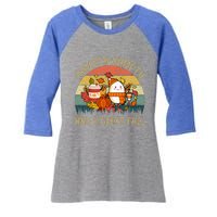 Humpty Dumpty Had A Great Fall Happy Fall Y'all Autumn Gifts Women's Tri-Blend 3/4-Sleeve Raglan Shirt