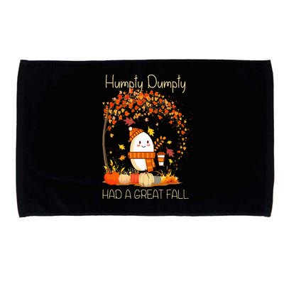 Humpty Dumpty Had A Great Fall Thanksgiving Autumn Halloween Microfiber Hand Towel