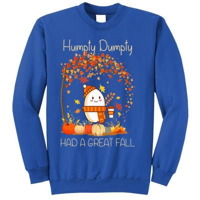 Humpty Dumpty Had A Great Fall Thanksgiving Autumn Halloween Sweatshirt
