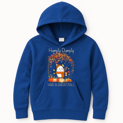 Humpty Dumpty Had A Great Fall Thanksgiving Autumn Halloween Kids Hoodie